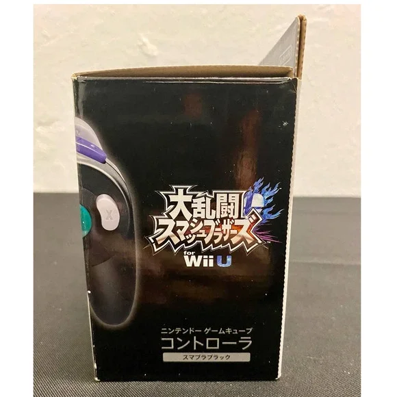 Japanese Super Smash Bros. Wii U Classic Black GameCube Controller